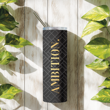 Load image into Gallery viewer, Lifestyle photo of Ambition Drive™ tumbler in a sharp modern setting.
