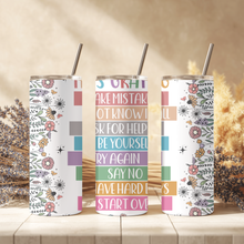 Load image into Gallery viewer, its-okay-tumbler-closeup