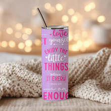 Load image into Gallery viewer, Perfectly Imperfect Tumbler | 20oz Motivational Stainless Steel Cup