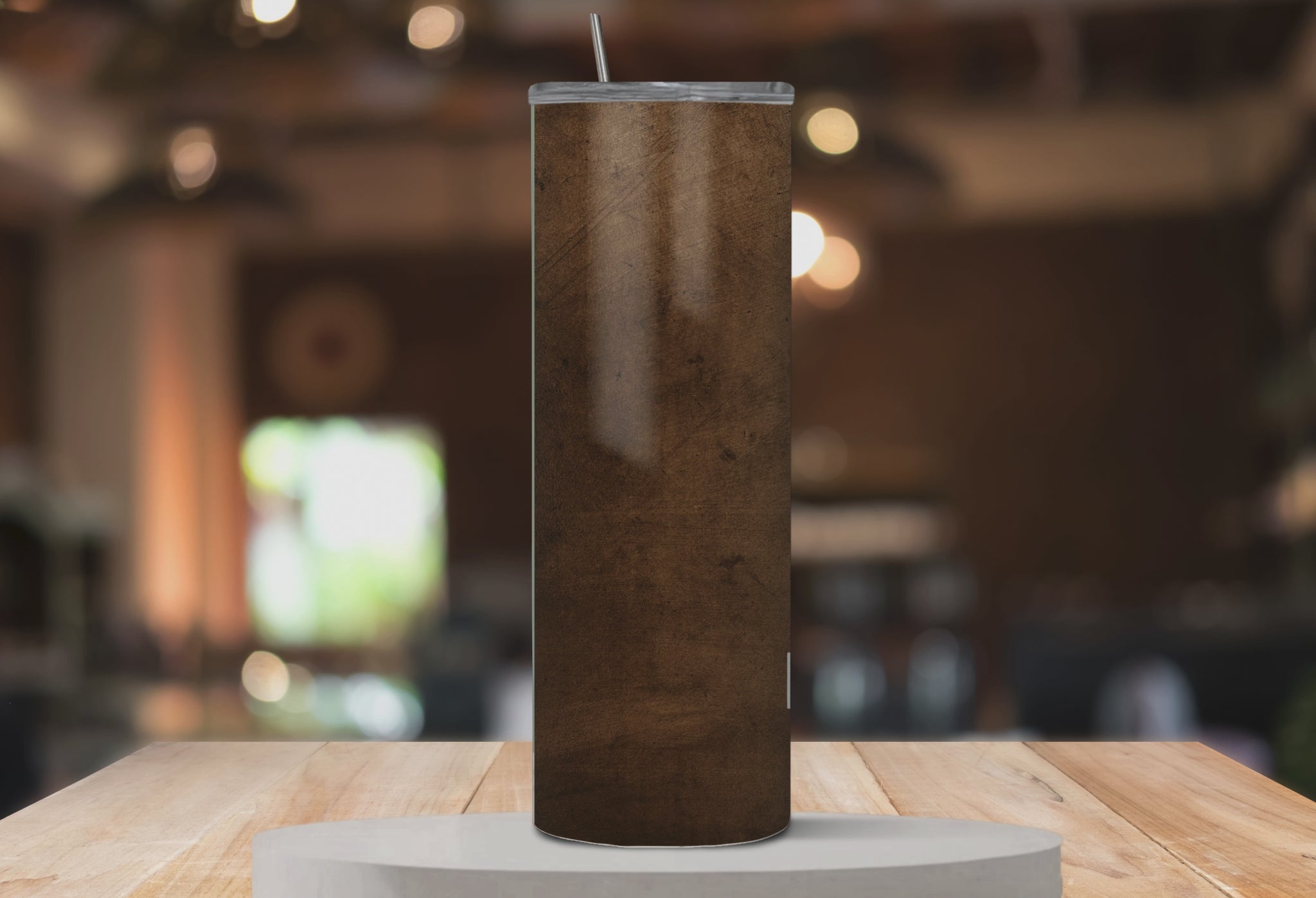 Rotating video of He Brews It™ tumbler, highlighting full wrap witty design, premium stainless steel, and gift-ready box.