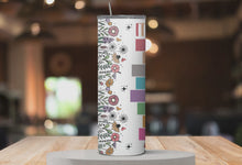Load and play video in Gallery viewer, 360° rotating mockup of It’s Okay™ tumbler with affirmation list design.

