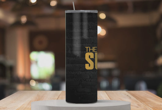 360° rotating mockup of Success Revenge™ tumbler.
