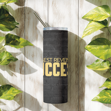 Load image into Gallery viewer, Lifestyle photo of Success Revenge™ tumbler in a workspace setting.
